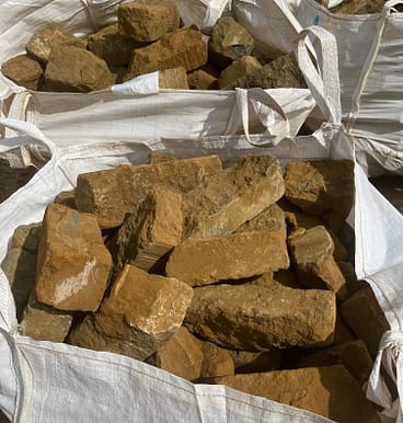 Random Ironstone walling stone Random Ironstone walling stone